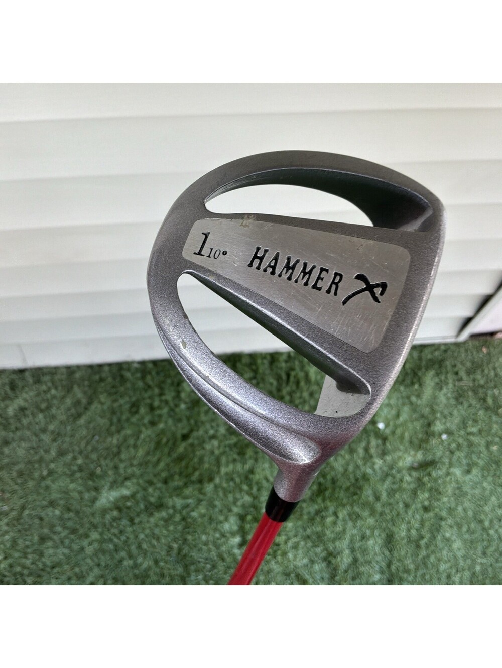 Hammer X 10° Driver Golf Club - Flat Xtreme Xfactor Aerospeed Fastest Shaft RH